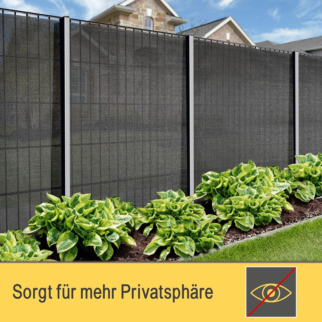 Sol Royal Schattennetz 10m x 1,5m Schattiergewebe 165g/m² – Blickdichter Sonnenschutz UV-Schutz & Ka