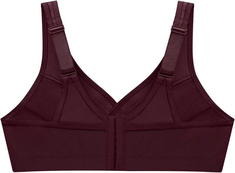 Glamorise Damen-BH 1005, Wein, 44J