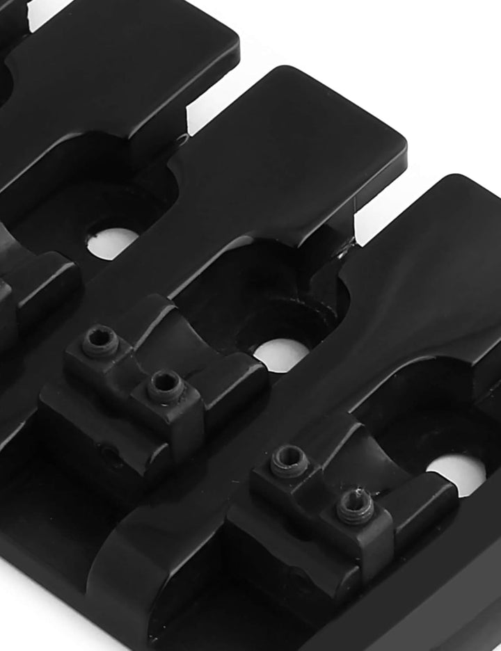Rubatone 4 Saiten Bass Bridge A Style Top Load Saitenhalter mit Zinksätteln für E-Jazz Bass P Bass B