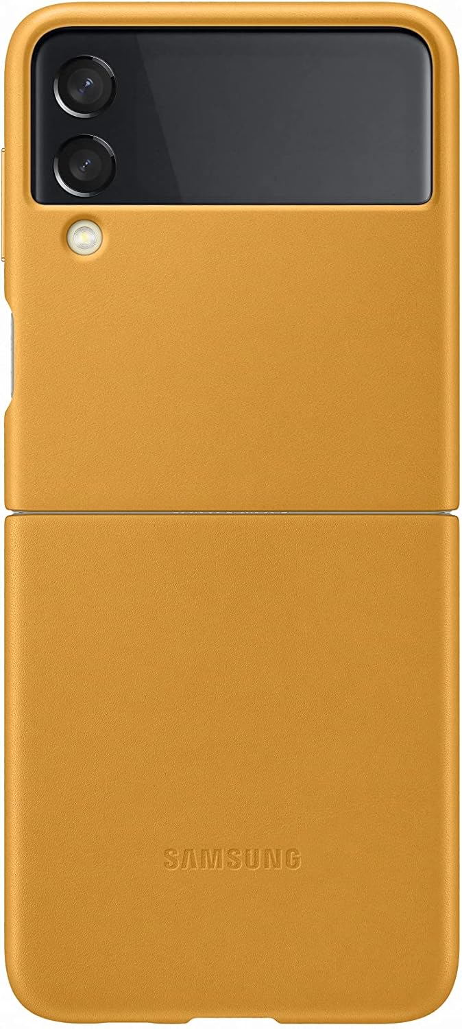 Samsung Leather Cover Smartphone Cover EF-VF711 für das Galaxy Z Flip3 5G, Handy-Hülle, echtes Leder