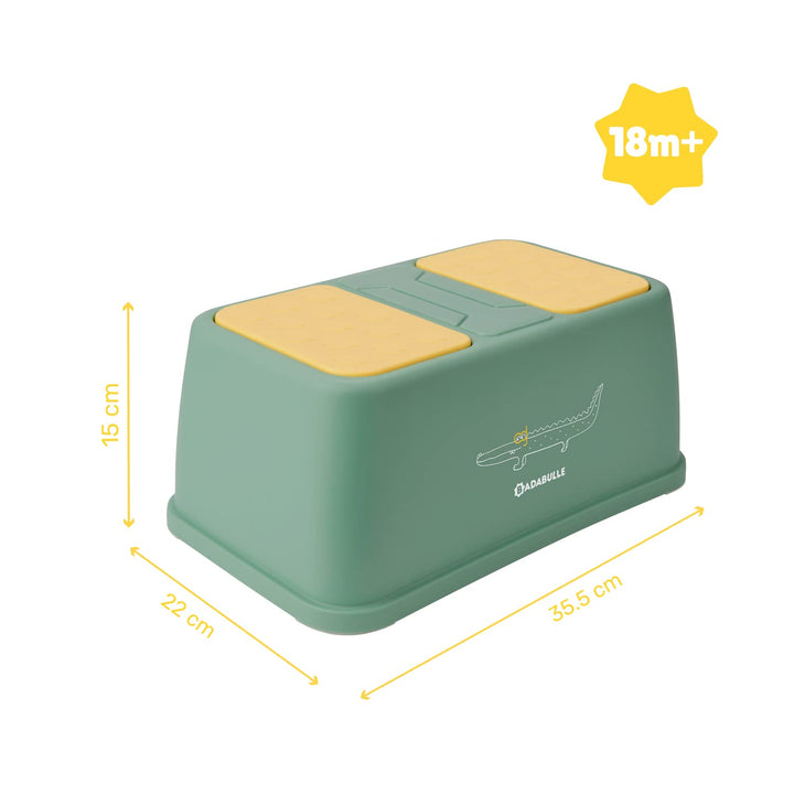 Badabulle Tritthocker für Kinder, rutschfest, 15 cm Erhöhung