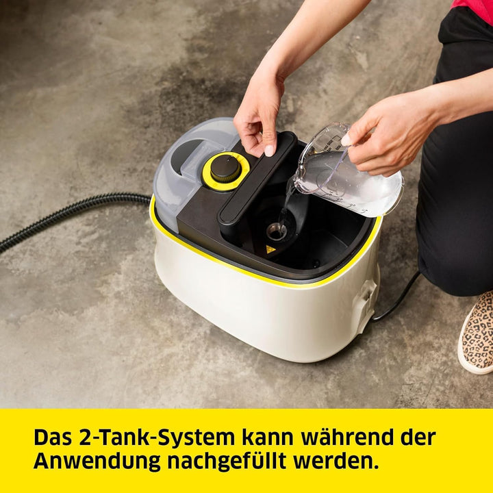 Kärcher Dampfreiniger SC 4 Deluxe Iron, Dampfdruck: 4,0 bar, Aufheizzeit: 3 min., Fläche: ca. 130 m²