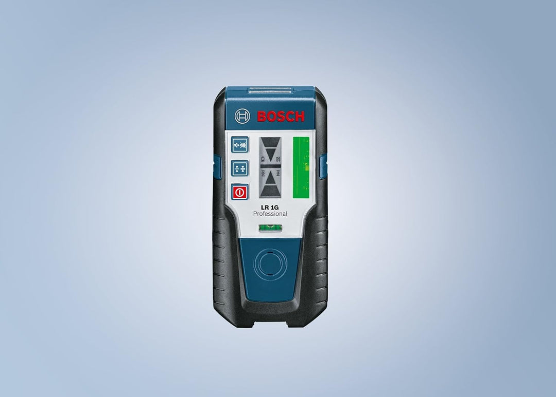Bosch Professional Laser-Empfänger LR 1 G (grüner Strahl, 1x 9-V-Batterie, Reichweite: 0–200 m)