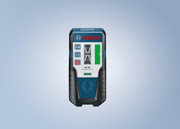 Bosch Professional Laser-Empfänger LR 1 G (grüner Strahl, 1x 9-V-Batterie, Reichweite: 0–200 m)