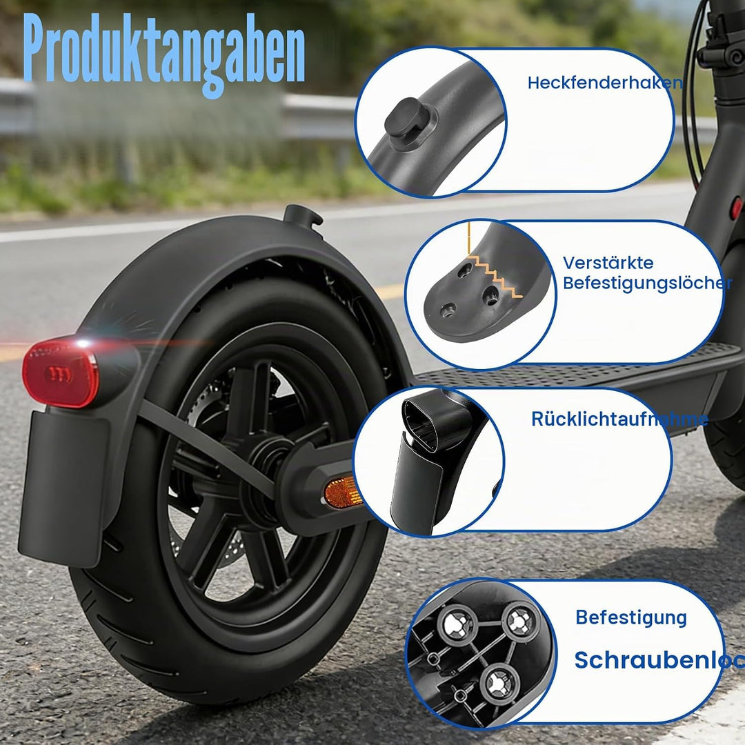 Premium Schutzblech Set für E-Scooter, Schutzbleche Kompatibel mit Xiaomi M365, 1S, Pro, Pro 2, Mi3,