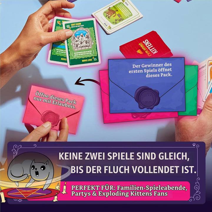 Exploding Kittens Curse You!: By, 2-5 Players, Age 7+ Card Game