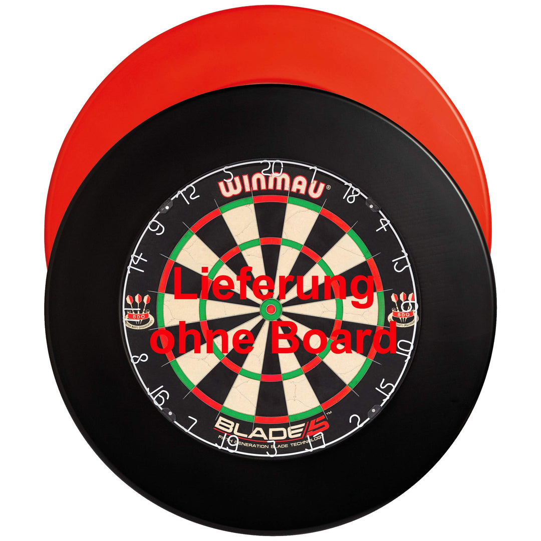 GOKarli Wandschutz Dartboard Surround Dart Catchring Auffangring für alle Dartscheiben (Rot)