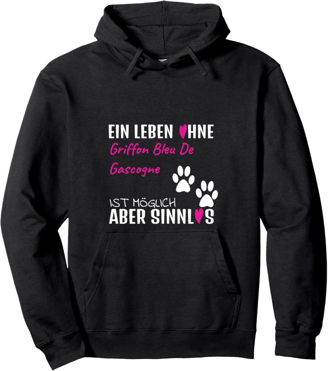 Griffon Bleu De Gascogne Fashion Violett Damen Pullover Hoodie