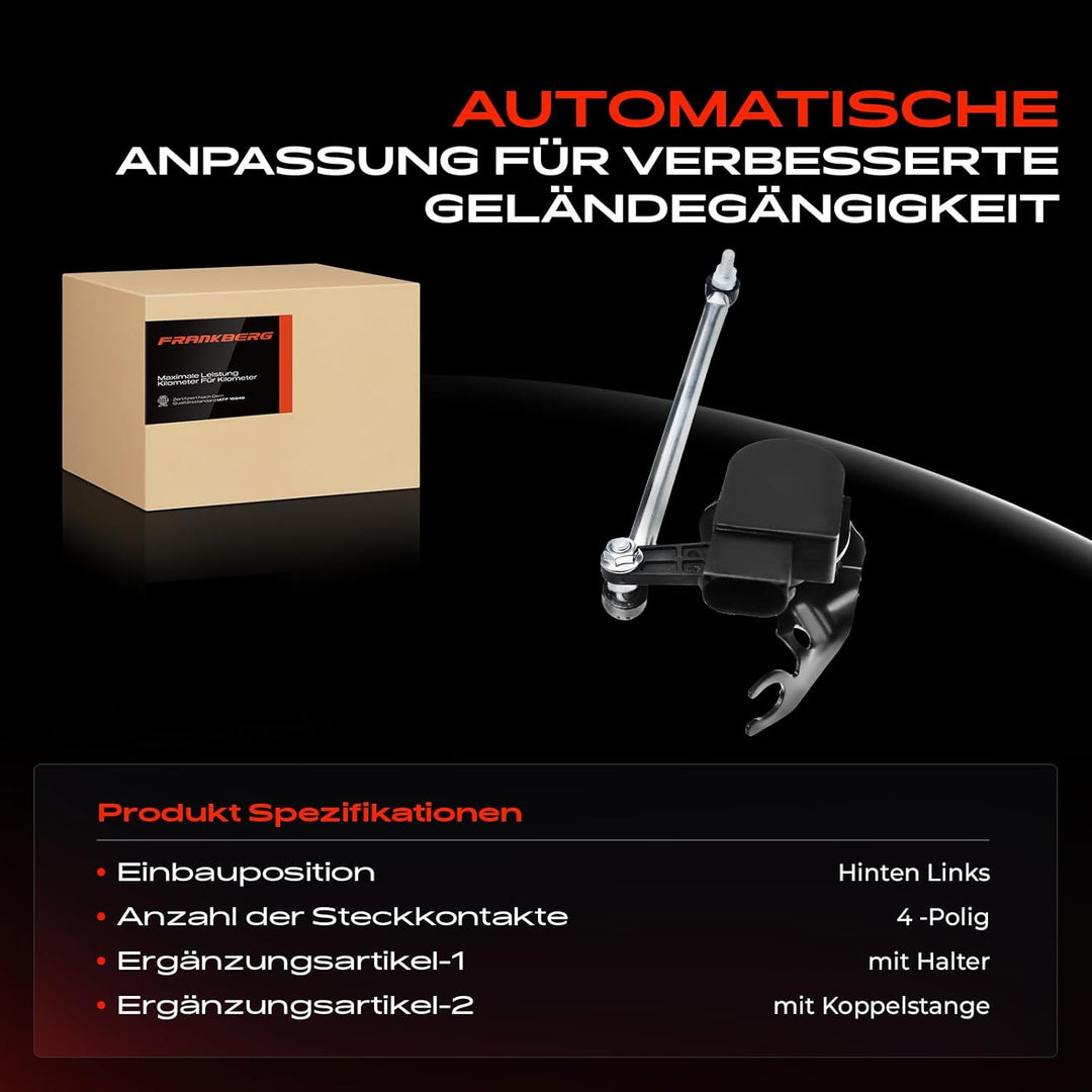 Höhensensor Niveauregulierung Hinten Links für P-a-n-a-m-e-r-a 970 3.0L 3.6L 4.8L 2010-2016 97033302