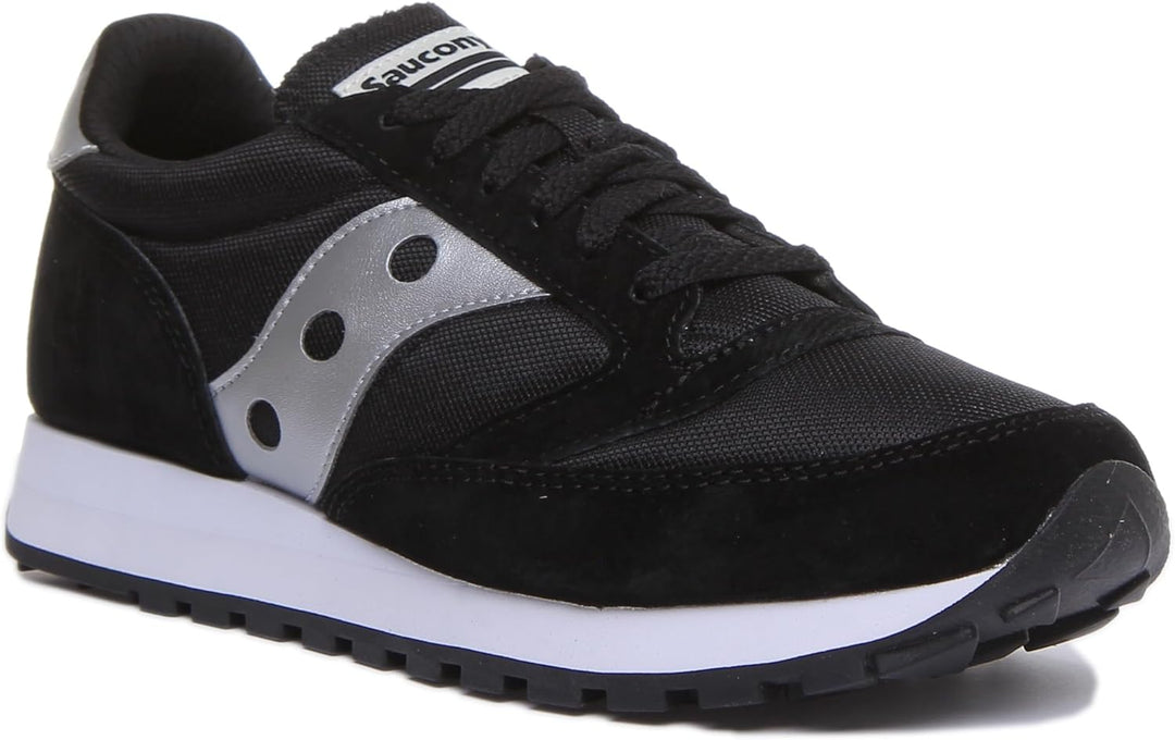 Saucony Unisex Jazz 81 Sneaker 36 EU Schwarz Silberfarben, 36 EU Schwarz Silberfarben