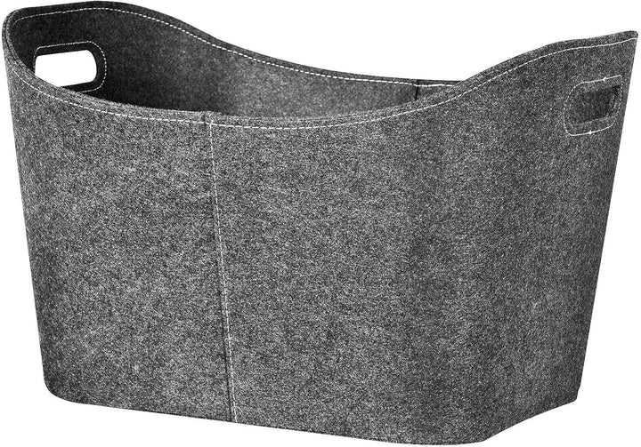 FIREFIX 2024 825/F Kaminholztasche aus Filz (anthrazit) mit Griffen, 560 x 420 x 350 mm (BxTxH)