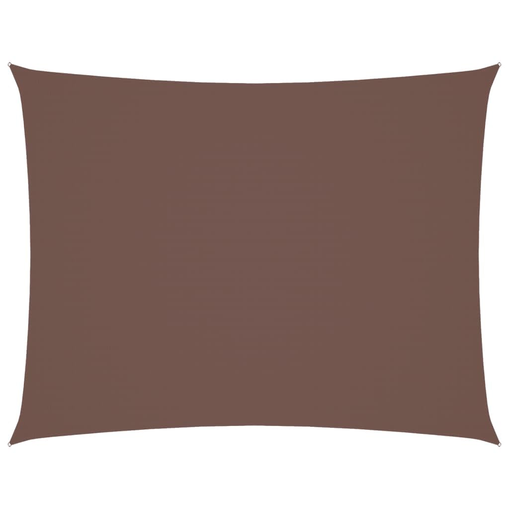 vidaXL Sonnensegel Oxford-Gewebe Rechteckig 3x6 m Braun 3 x 6 m Braun, 3 x 6 m Braun