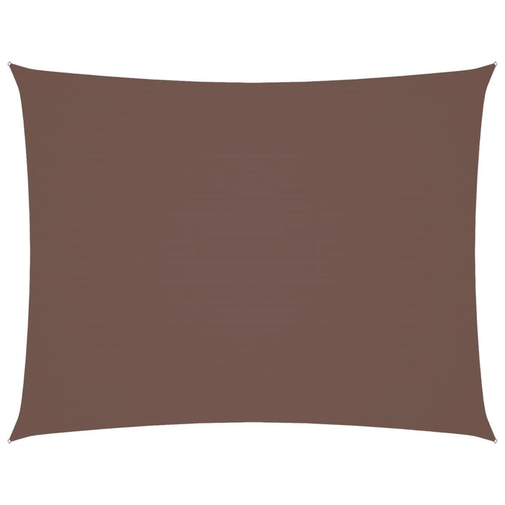 vidaXL Sonnensegel Oxford-Gewebe Rechteckig 3x6 m Braun 3 x 6 m Braun, 3 x 6 m Braun