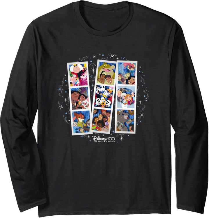 Disney 100 Anniversary Photo Booth Pictures D100 Langarmshirt