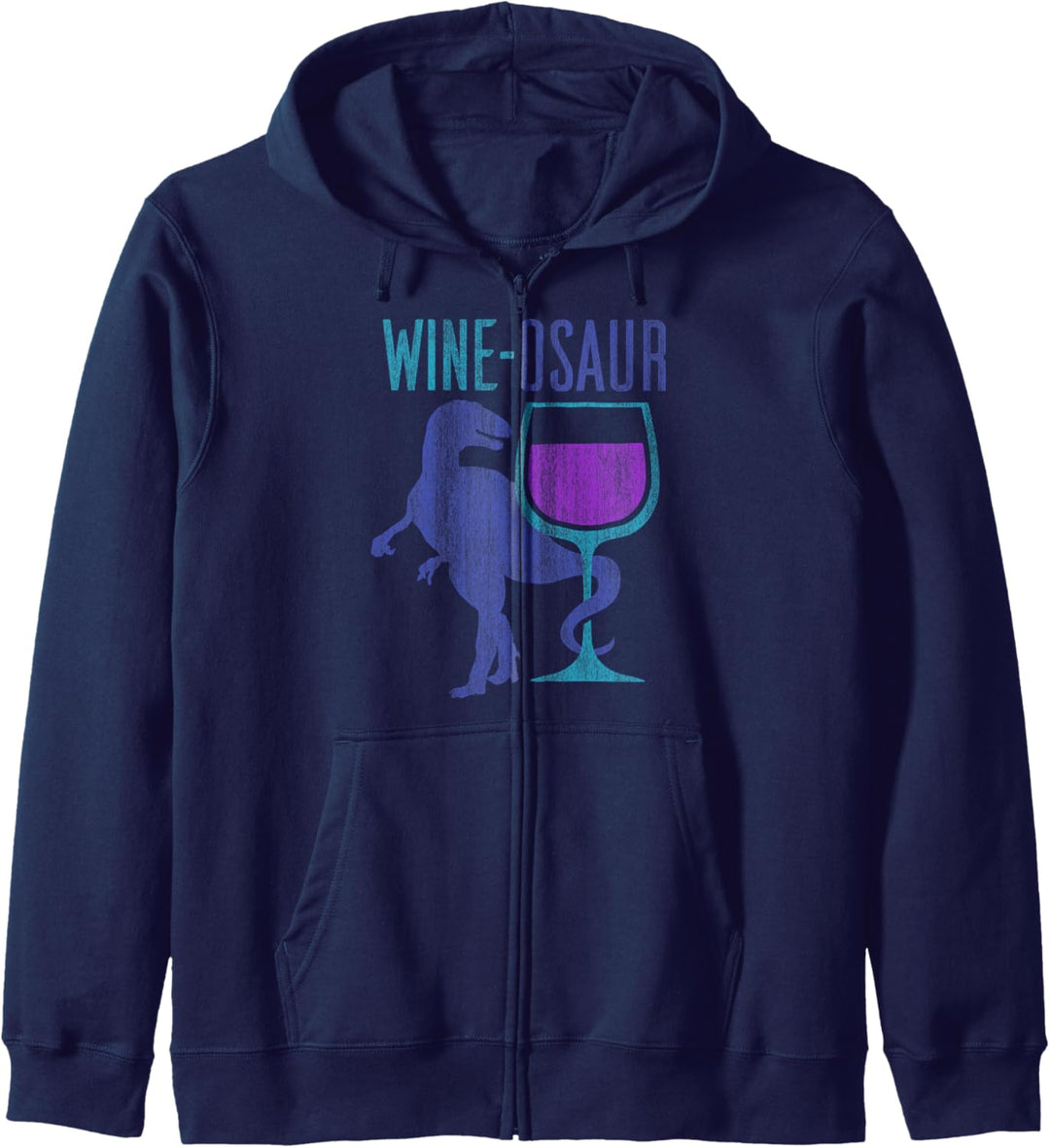 Drinking Wine-Osaur Dino With Glass Kapuzenjacke
