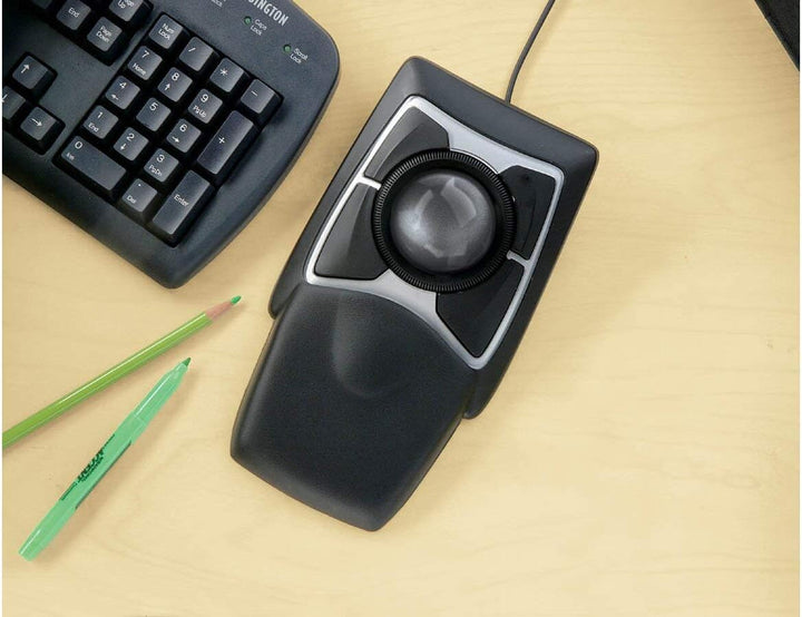 Kensington 64325 - Maus mit optischem Trackball Expert Schwarz