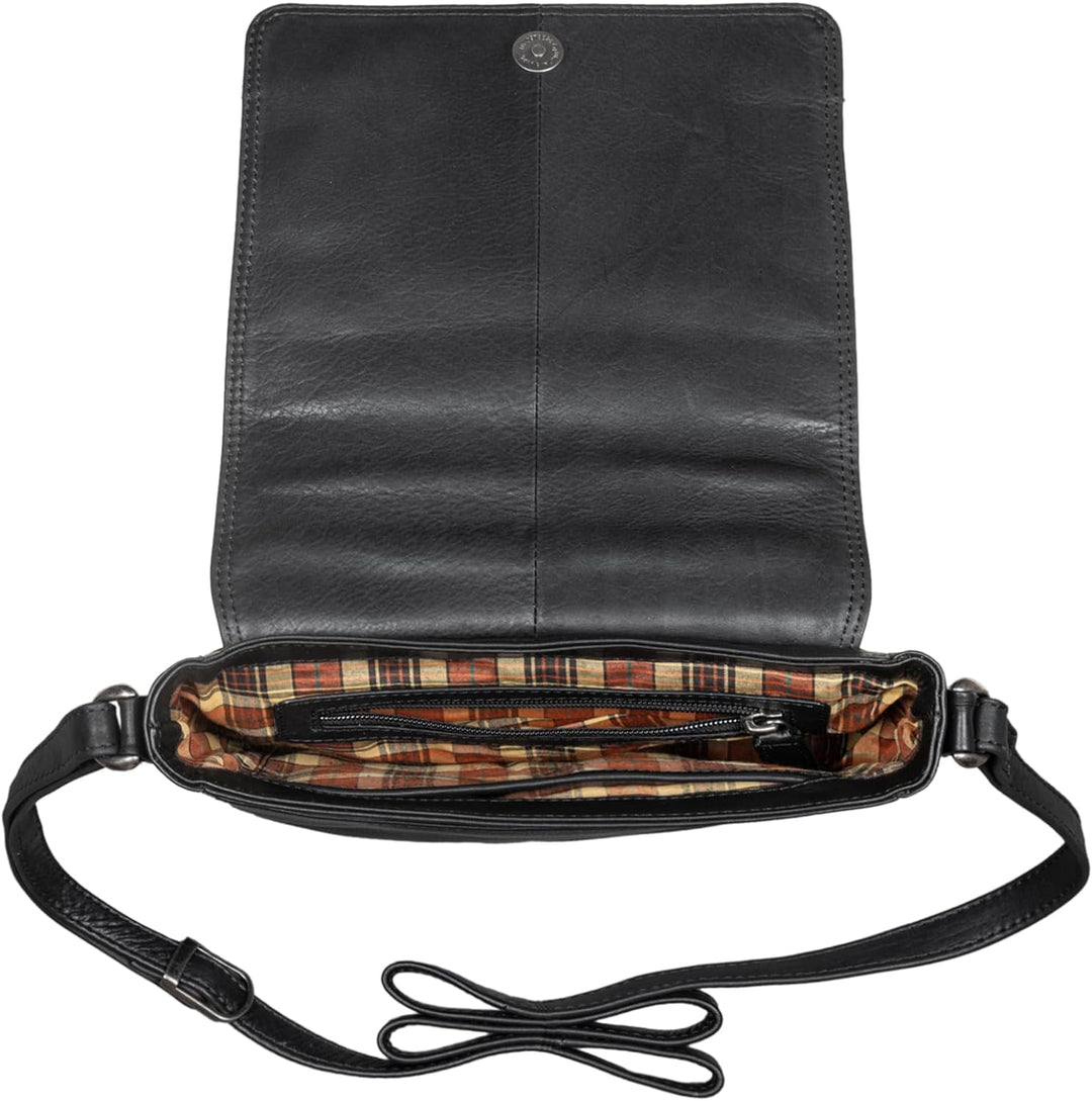 STILORD 'Edith' Lederhandtasche Damen Echtleder Klein Leder Handtasche Schultertasche Umhängetasche