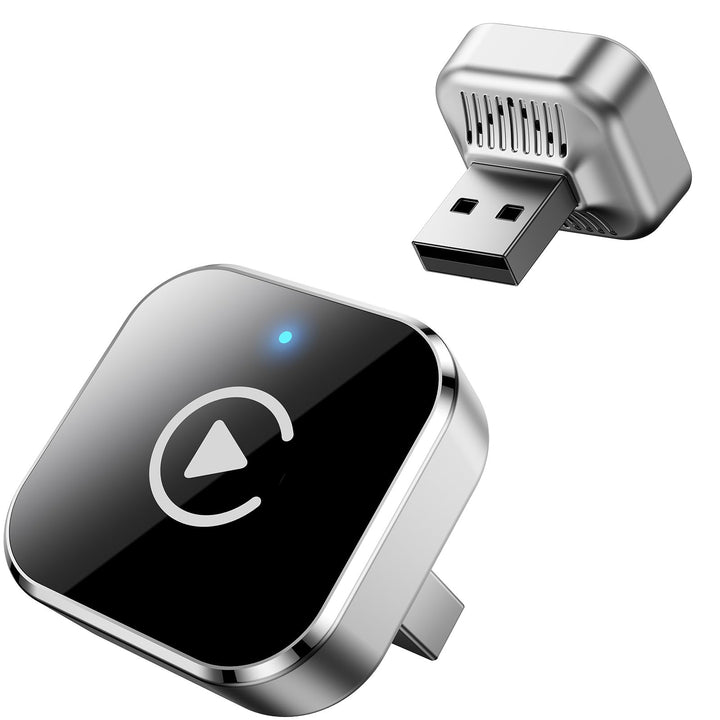 Wireless CarPlay Adapter, Kabelloser CarPlay & Android Auto Adapter, USB Dongle mit Schneller Automa