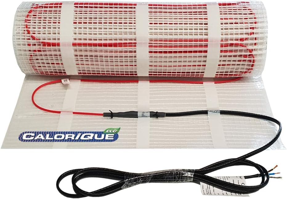 CALORIQUE ECO Elektrische Heizkabelmatte - 4,0 m² - Sparsame Elektrische Fussbodenheizung 150 W/m² -