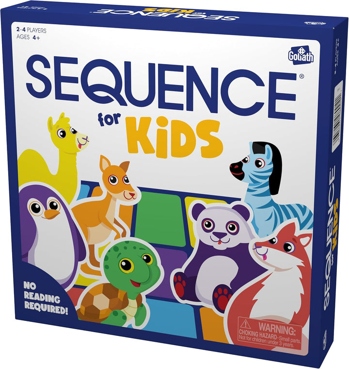 Sequence for Kids – Das Strategiespiel Kein Lesen erforderlich von Jax, Mehrfarbig, 27,9 cm (2–4 Spi