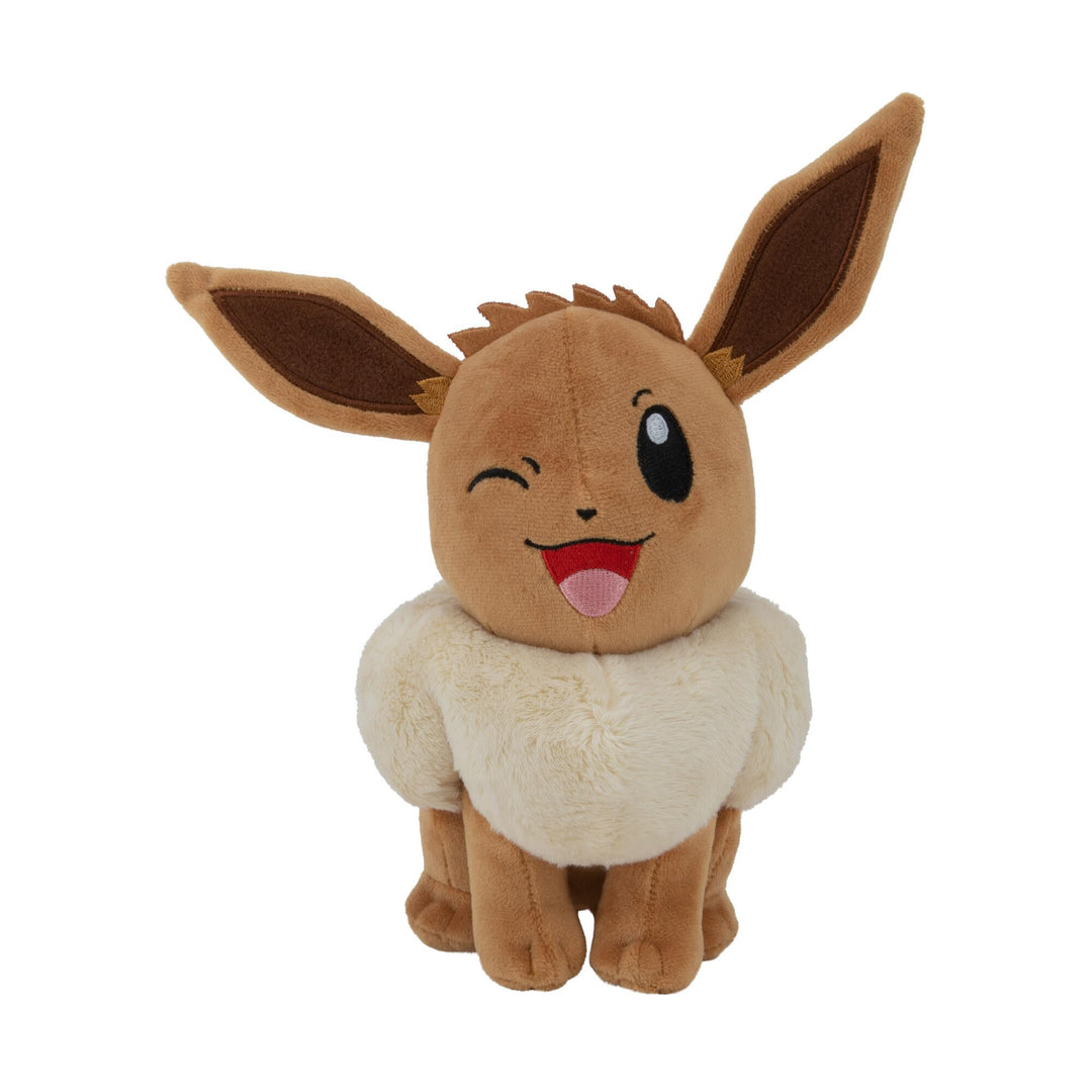 Pokémon PKW3079-20 cm Plüsch - Evoli, offizielles Plüsch Eevee, Eevee