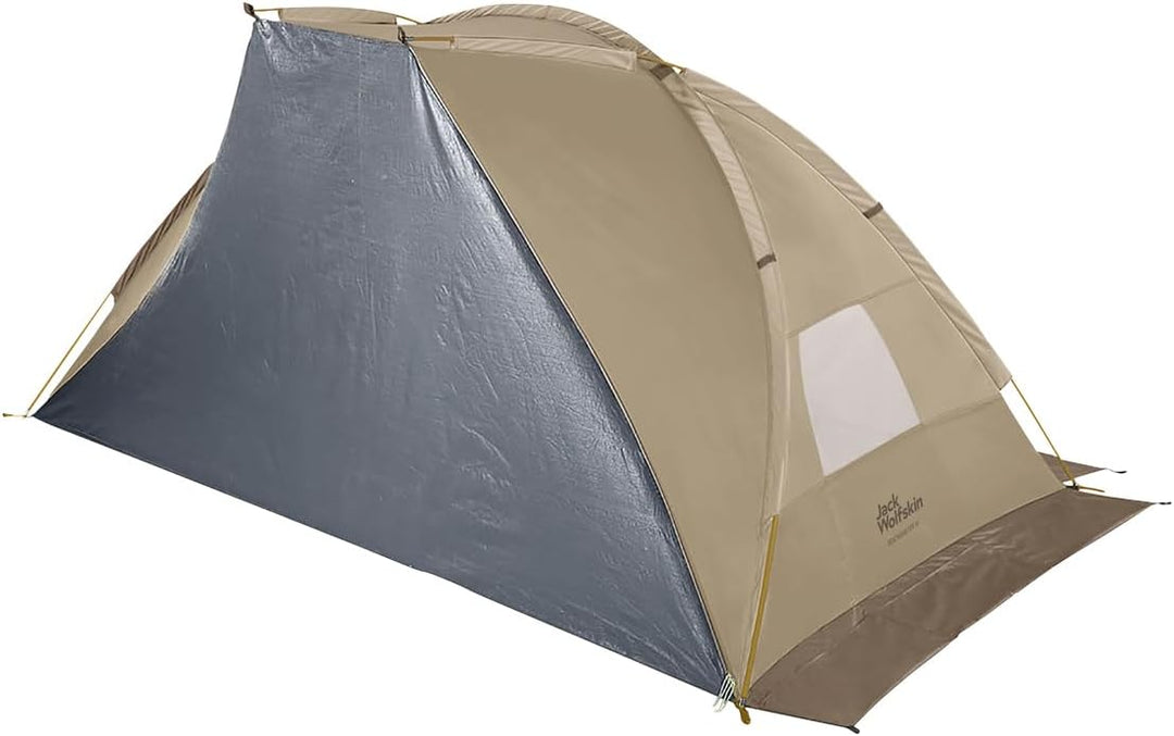 Jack Wolfskin Unisex – Erwachsene Beach Shelter III Strandmuschel, White Pepper, ONE Size Einheitsgr