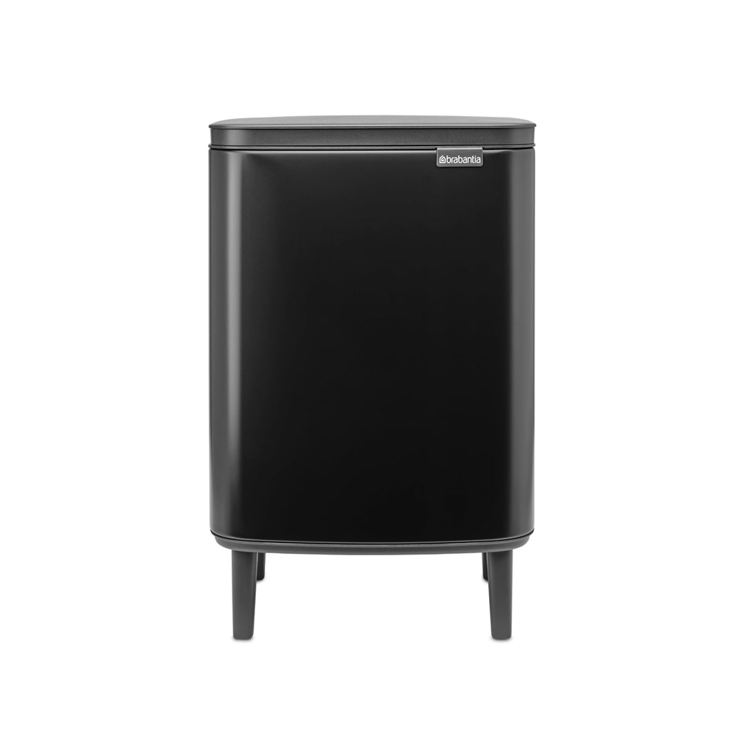 Brabantia - Mülleimer Bo Hi 12L mit Soft-Close-Deckel, herausnehmbarem Inneneimer und Transportgriff