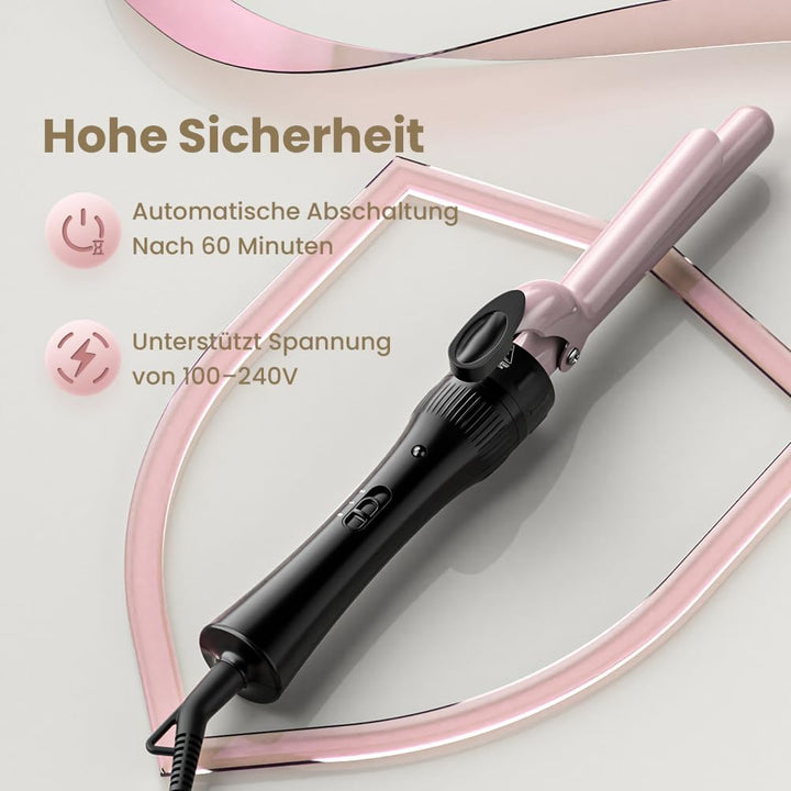 ELEHOT-Store Lockenstab 5 in 1, Multifunktionales Lockenstab Set mit Verschiedenen Aufsätzen 9-32mm,