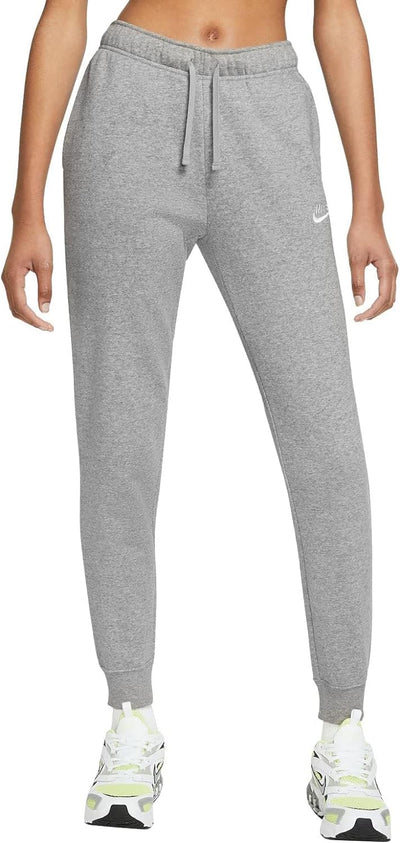 Nike Damen Hose NSW Club M Dk Grey Heather/White, M Dk Grey Heather/White