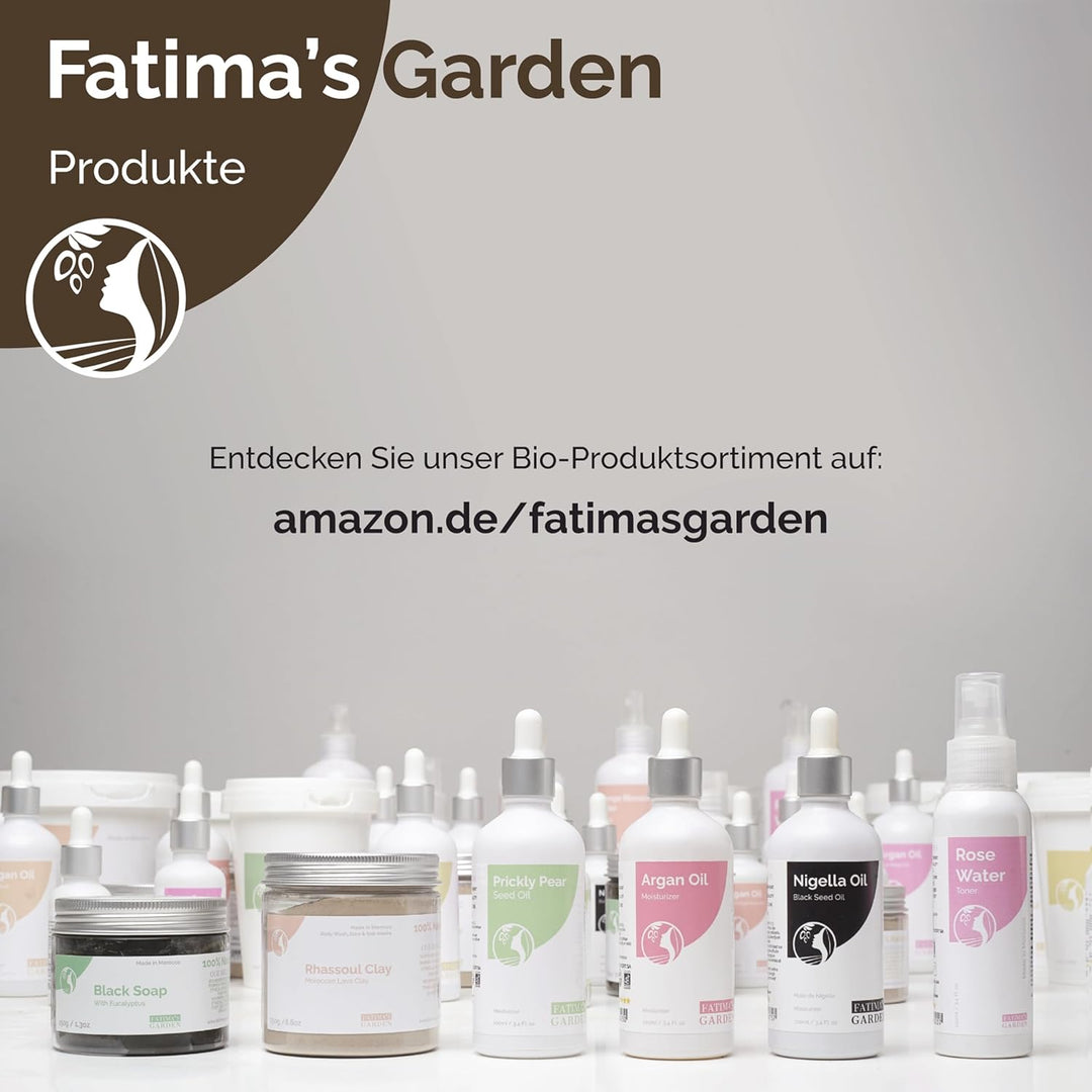 Fatima's Garden Rosenöl Schwarze Seife - Natürliches Peeling, 250g Rosenöl 250 g (1er Pack), Rosenöl