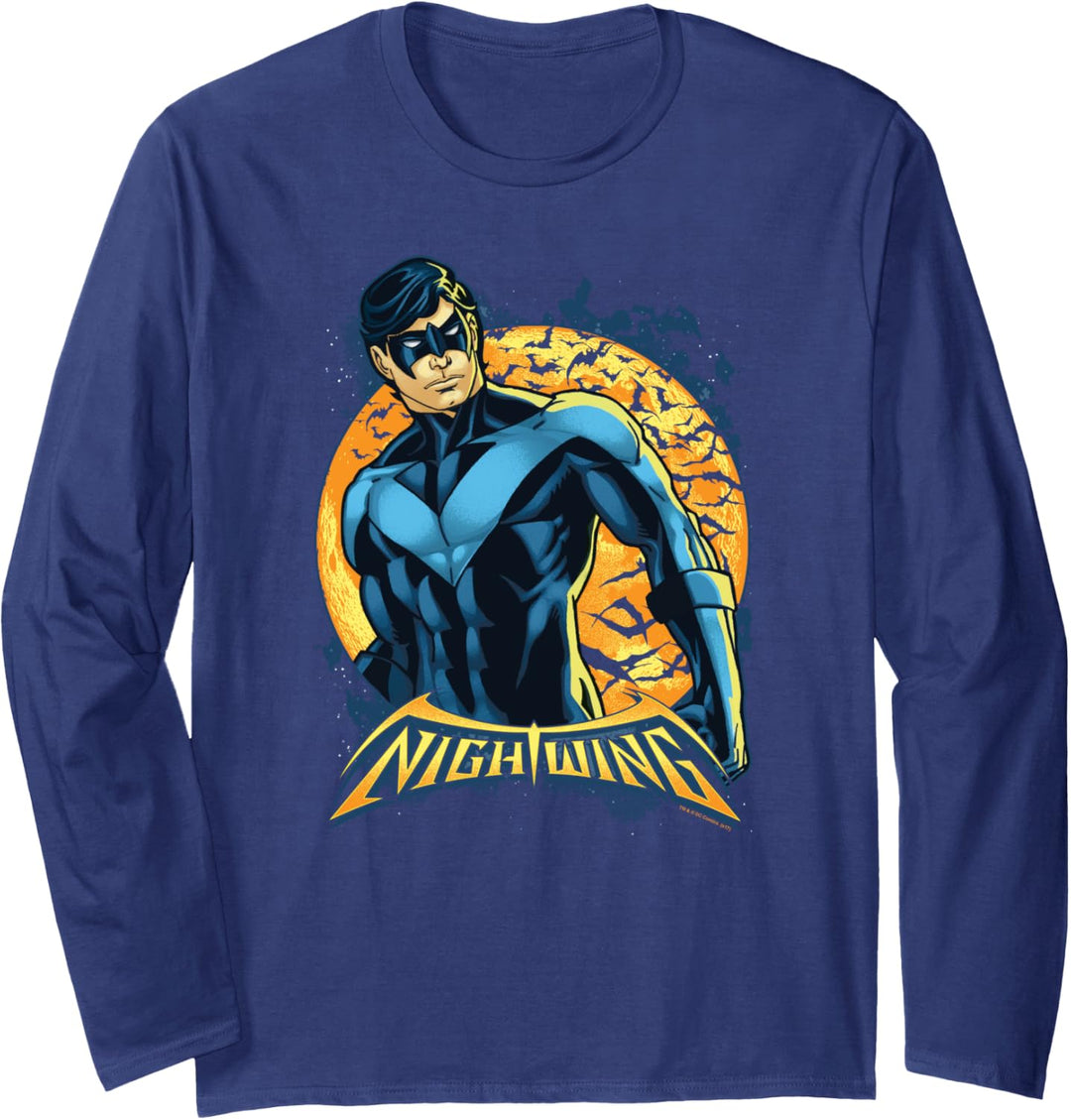 Batman Nightwing Moon Langarmshirt