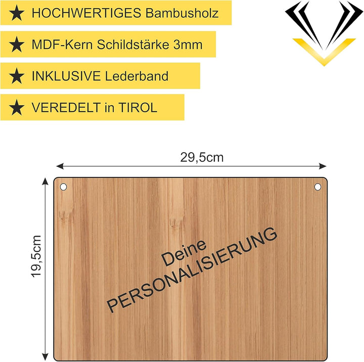 Schild für die Hochzeit, Vintage Schild aus Holz für die Trauung, Hier kommt die Braut personalisier