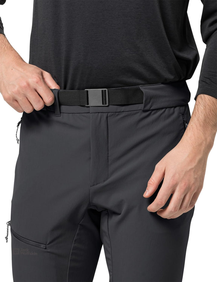 Jack Wolfskin Herren Wanderhose Holdsteig Pants M 46 Schwarz, 46 Schwarz