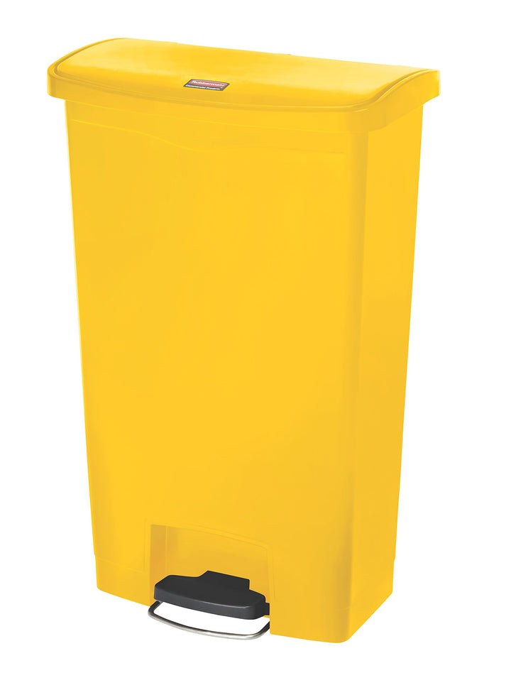 Rubbermaid Commercial Products 1883577 Slim Jim Step On Kunststoff-Tretabfalleimer mit Pedal an der