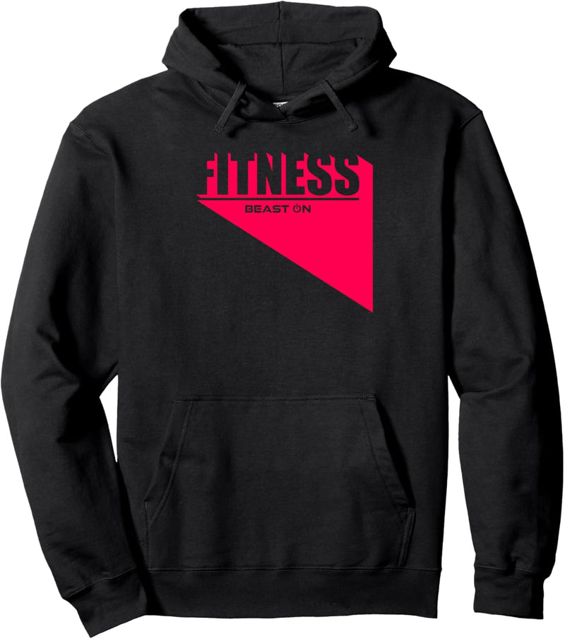 Fitness pink rot Gym Bodybuilding Training modernes Fitness Pullover Hoodie