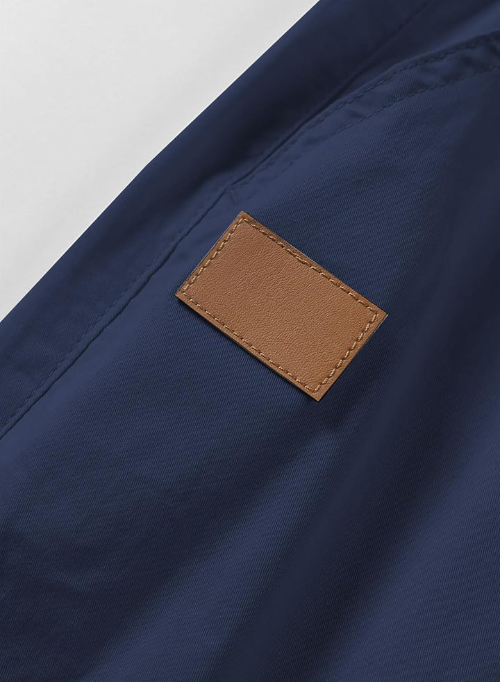 JMIERR Kurze Hosen Herren Shorts Herren Sommer Chino Baumwolle Elastische Taille mit Taschen S Blau,
