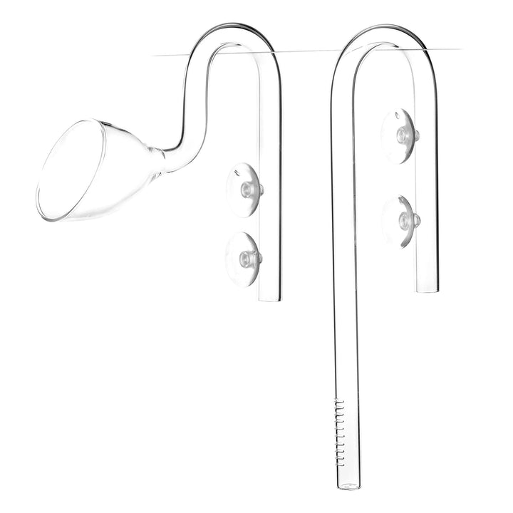 USCAPE Lily Pipe Inflow-Outflow Set - Aquarium Filtereinlauf Filterauslauf (17mm für 16/22mm Schlauc