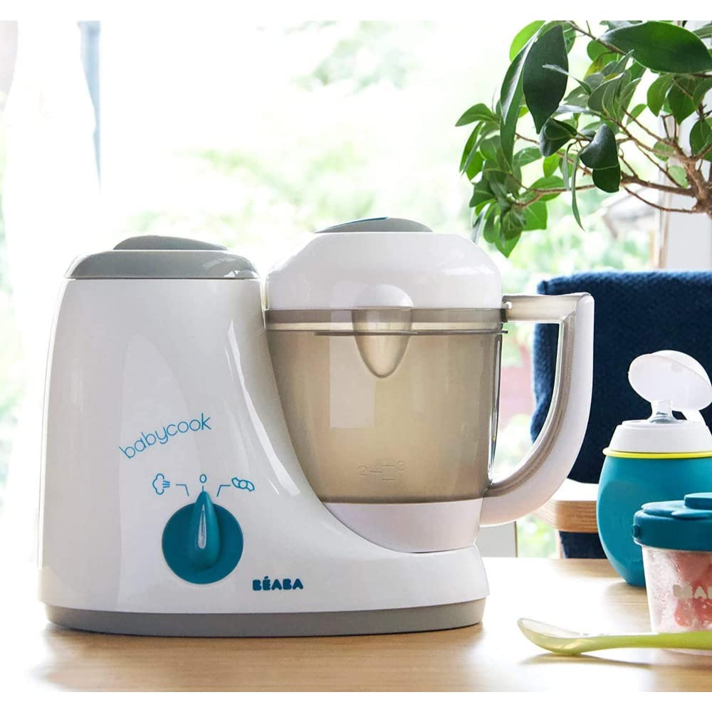 BÉABA - Babycook Original - Babynahrungszubereiter - 4 in 1: Pürieren, Erwärmen, Dampfgaren, Auftaue