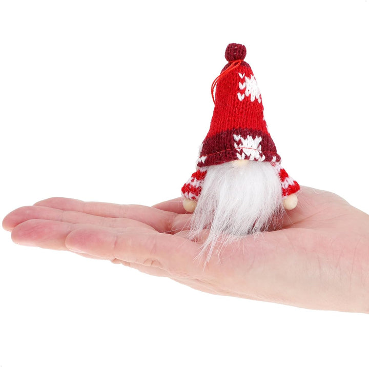 com-four® 12x Premium Weihnachtsbaum-Anhänger Wichtel - Christbaumschmuck - Wichtelfiguren-Geschenka