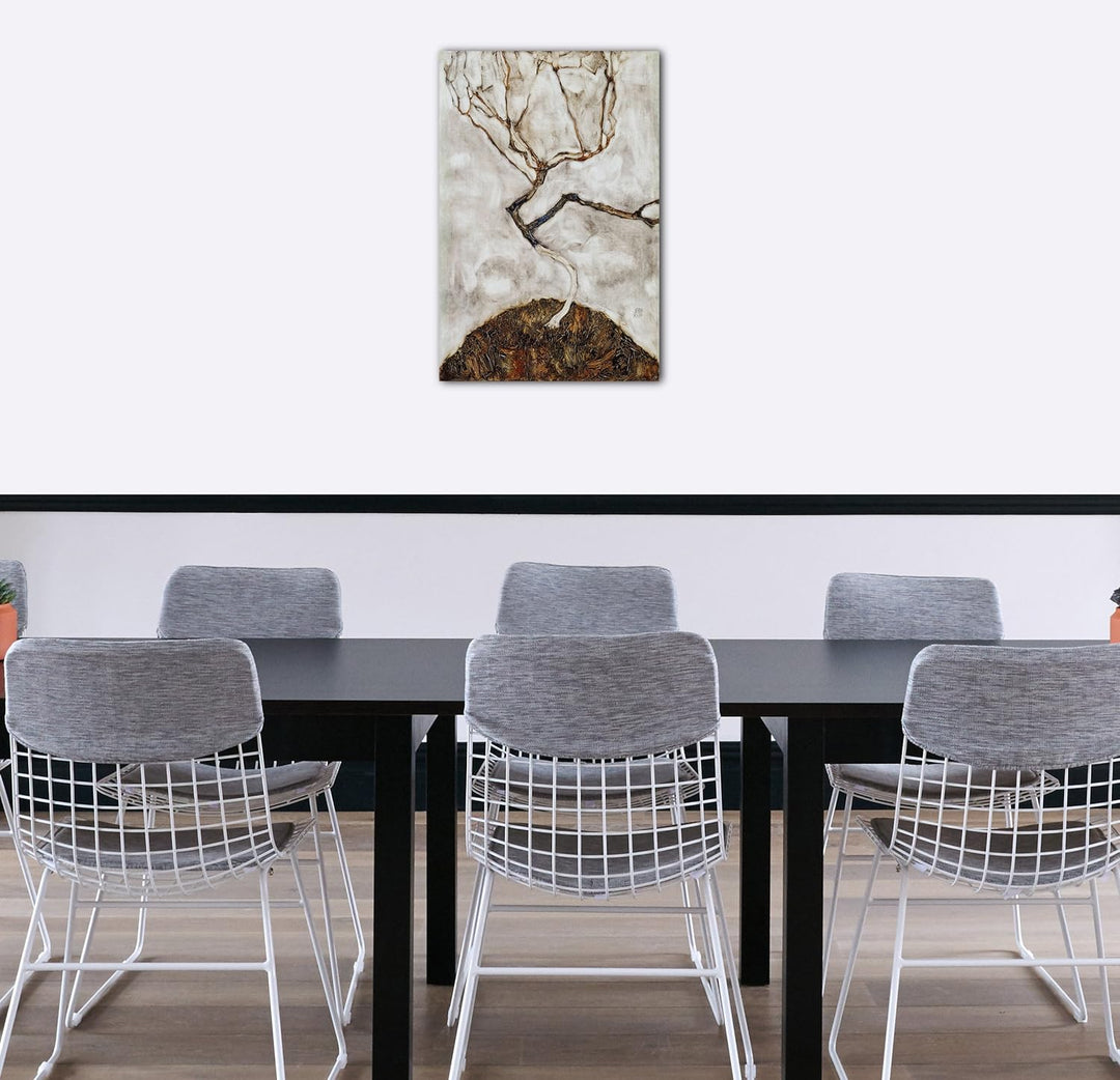 Leinwand (40x60cm): Egon Schiele - Kleiner Baum im Spätherbst 40x60 cm, 40x60 cm