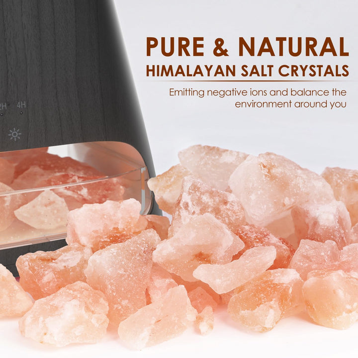 SALKING 2-in-1 Aroma Diffuser & Salt Range Pakistan Leuchte, Flammeneffekt Diffusor Aromatherapie fü