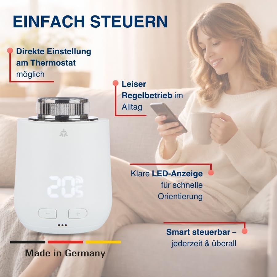 Eurotronic Comet Zero Matter, Energiesparregler mit Funkstandard Matter (individuell programmierbar,