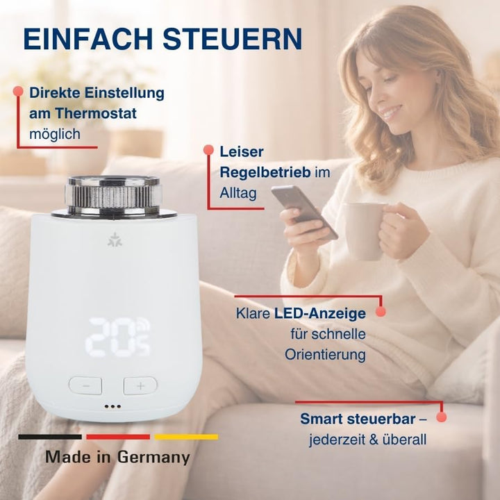 Eurotronic Comet Zero Matter, Energiesparregler mit Funkstandard Matter (individuell programmierbar,