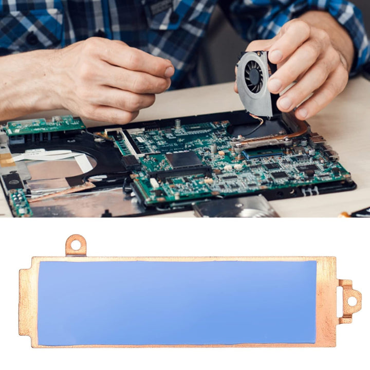 Garsent Nvme M.2 NGFF 2280 SSD-Kühlkörperabdeckung mit Halterung, für M15 R5 R6 G15 5510 5511 SSD-Fe