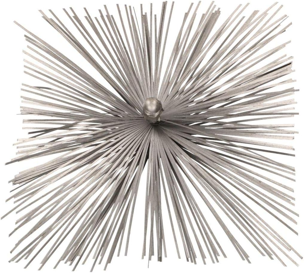 KOTARBAU Schornsteinbesen 160 x 160 mm Aus Federstahl Eckig Kaminbesen Russbesen Kaminbürste Kaminre