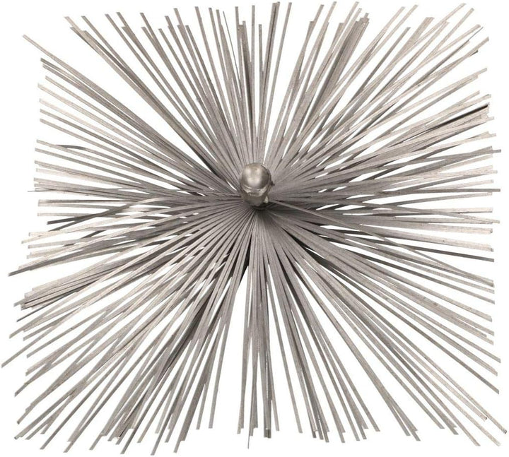 KOTARBAU Schornsteinbesen 160 x 160 mm Aus Federstahl Eckig Kaminbesen Russbesen Kaminbürste Kaminre