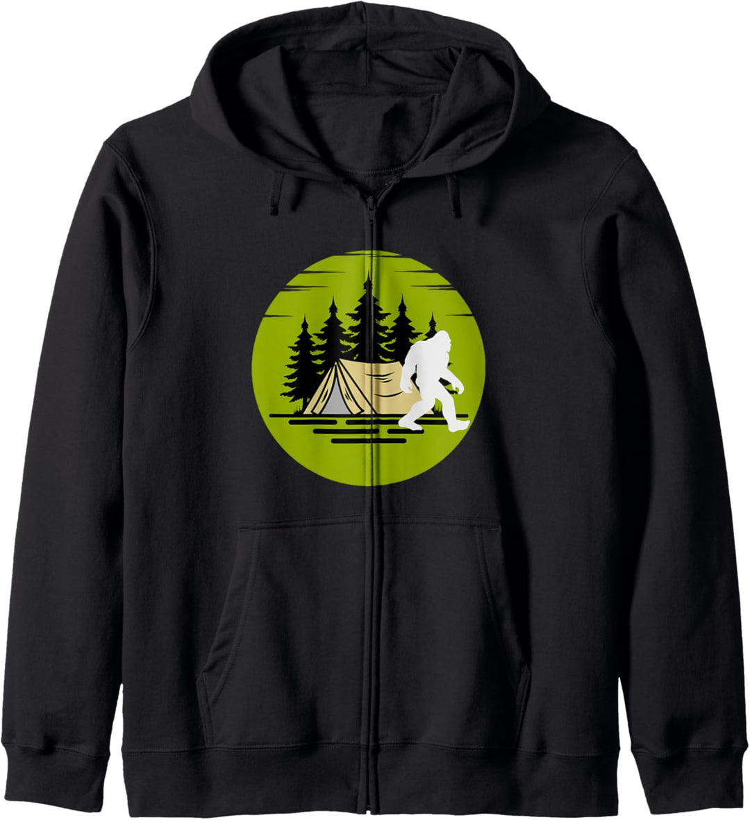 Bigfoot im Wald Sasquatch Yeti Kapuzenjacke