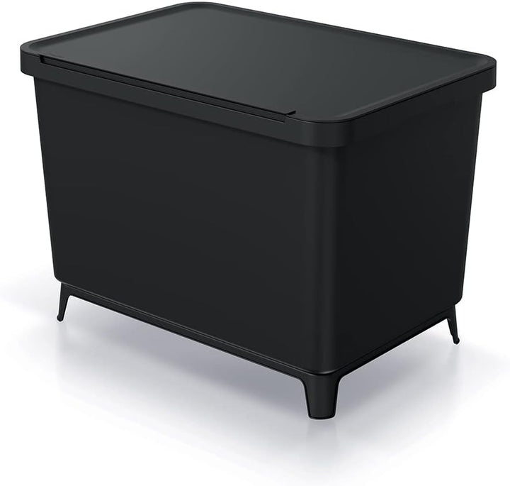 Mülleimer 3er Set 1x 23L + 2x 10L Müllbehälter Abfalleimer 43L Mülltrennsystem Müllsammler Set Einsä
