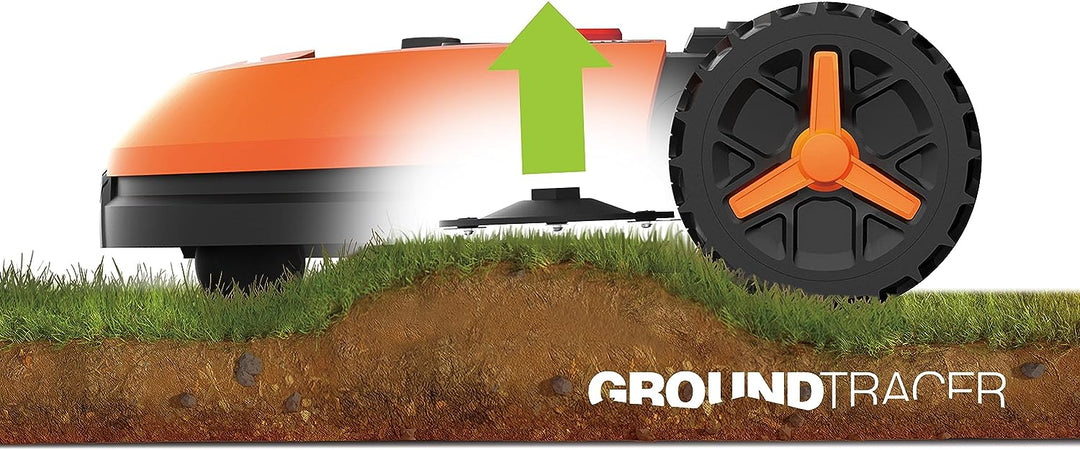 Worx Landroid M WR143E Mähroboter/Akkurasenmäher für Gärten bis 1000 qm/Selbstfahrender Rasenmäher f