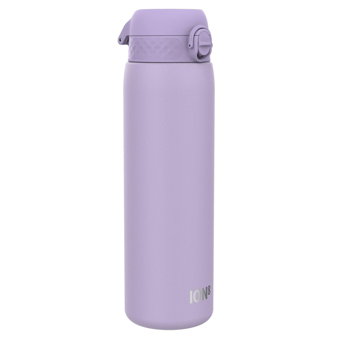 ION8 1 Liter Leicht Edelstahl Trinkflasche, Nicht Isoliert, Auslaufsicher, Einhandöffnung, Sichere V